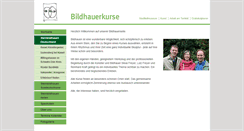 Desktop Screenshot of bildhauerkurse.com